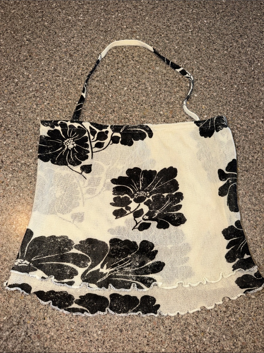Free people floral sweater tube top